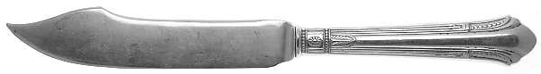 Shamrock V (Sterling, 1931) Individual Hollow Handle Fish Knife-Sterling Blade
