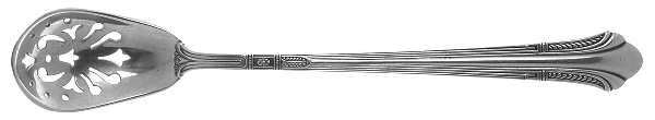 Shamrock V (Sterling, 1931) Pierced Bowl Short Handle Olive Spoon