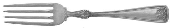 Shell (Silverplate, 1905, No Monograms) Fork