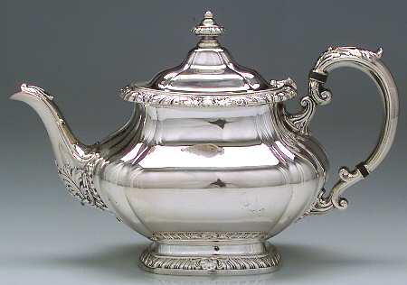 Shell & Gadroon (Silverplate, Hollowware) Teapot