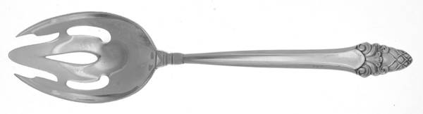 Sovereign-Old (Sterling, 1941, Old)  Pierced Tablespoon (Serving Spoon)
