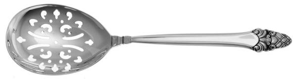 Sovereign-Old (Sterling, 1941, Old)  Casserole Spoon with Pierced Bowl HC