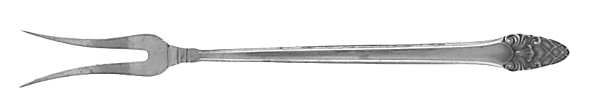 Sovereign-Old (Sterling, 1941, Old)  Fork-Pickle/Olive-Short Handle