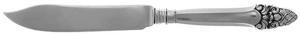 Sovereign-Old (Sterling, 1941, Old)  Individual Hollow Handle Fish Knife-Sterling Blade