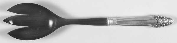 Sovereign-Old (Sterling, 1941, Old)  Salad Serving Fork with Plastic Prongs