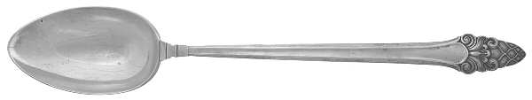 Sovereign-Old (Sterling, 1941, Old)  Solid Platter Spoon