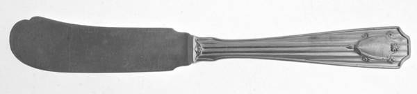 Spotswood (Sterling, 1912) Flat Handle Butter Spreader