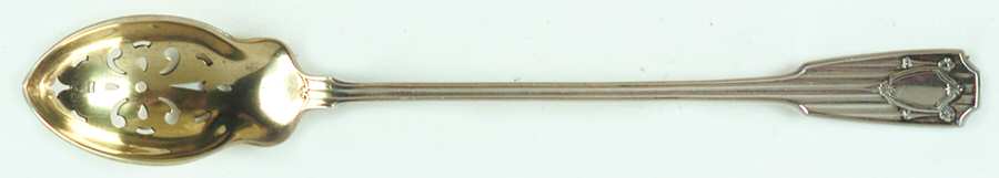 Spotswood (Sterling, 1912) Pierced Bowl Short Handle Olive Spoon