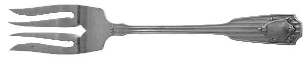 Spotswood (Sterling, 1912) Large Individual Solid Fish/Salad Fork