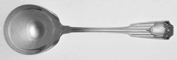 Spotswood (Sterling, 1912) Round Bowl Soup Spoon (Bouillon)