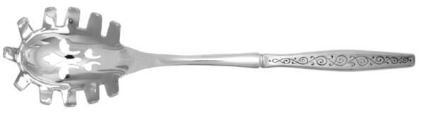 Spanish Scroll (Stainless) Pasta Server with Stainless Bowl HC