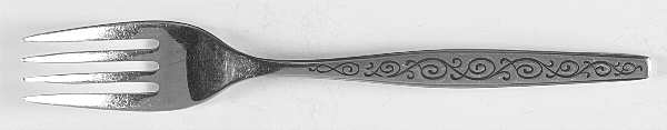 Spanish Scroll (Stainless) Individual Salad Fork