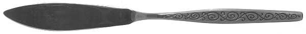 Spanish Scroll (Stainless) Flat Handle Master Butter Knife