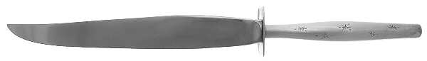 Stardust (Sterling, 1957) Large Carving/Roast Knife StnlBl w/Sterling Guard