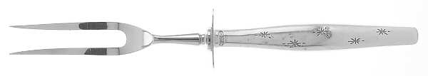 Stardust (Sterling, 1957) Small Carving Fork W/Sterling Guard
