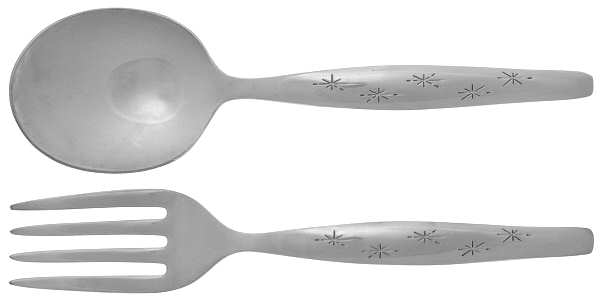 Stardust (Sterling, 1957) 2 Pc Baby Set (BF, BS) by Gorham Silver