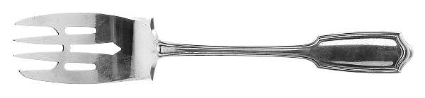 Stanhope (Silverplate, 1900) Medium Solid Cold Meat Serving Fork