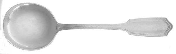 Stanhope (Silverplate, 1900) Round Bowl Soup Spoon (Gumbo)
