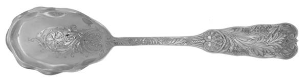 St. Cloud (Sterling, 1885) Large Bright Cut Jelly Spoon