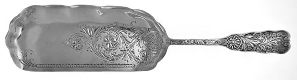 St. Cloud (Sterling, 1885) Large Bright Cut Crumber Knife