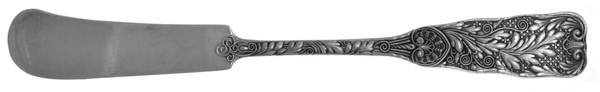 St. Cloud (Sterling, 1885) Large Flat Handle Butter Spreader