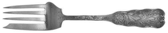 St. Cloud (Sterling, 1885) Medium Solid Cold Meat Serving Fork