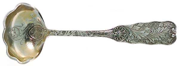 St. Cloud (Sterling, 1885) Gravy Ladle, Brightcut Solid Piece