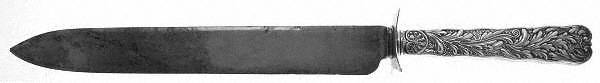 St. Cloud (Sterling, 1885) Large Stainless Blade Roast Carving Knife
