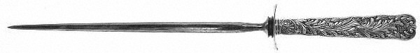St. Cloud (Sterling, 1885) Large Steel Rod Knife Sharpener