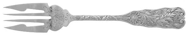St. Cloud (Sterling, 1885) Individual Salad Fork Bright Cut