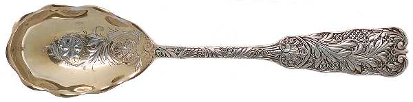 St. Cloud (Sterling, 1885) Large Bright Cut Jelly Spoon