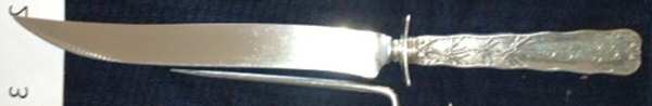 St. Cloud (Sterling, 1885) Large Stainless Blade Roast Carving Knife