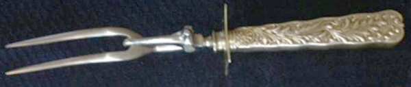 St. Cloud (Sterling, 1885) Large Stainless-Prong Roast Carving Fork