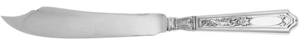 St. Dunstan Chased (Sterling, 1917) Individual Hollow Handle Fish Knife-Sterling Blade