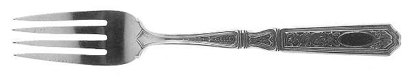 St. Dunstan Chased (Sterling, 1917) Solid Youth Tea Fork