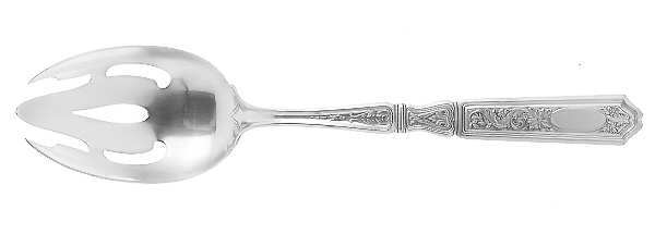 St. Dunstan Chased (Sterling, 1917) Pierced Tablespoon (Serving Spoon)