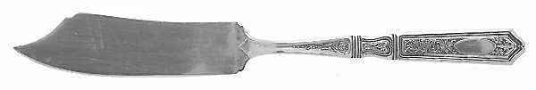 St. Dunstan Chased (Sterling, 1917) Flat Handle Master Butter Knife