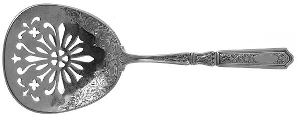 St. Dunstan Chased (Sterling, 1917) Tomato Server, Solid Piece