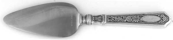 St. Dunstan Chased (Sterling, 1917) Cheese Server with Stainless Blade