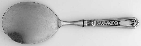 St. Dunstan Chased (Sterling, 1917) Pastry Server with Silverplate Blade