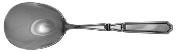 St. Dunstan-Plain (Sterling, 1916) Solid Salad Serving Spoon