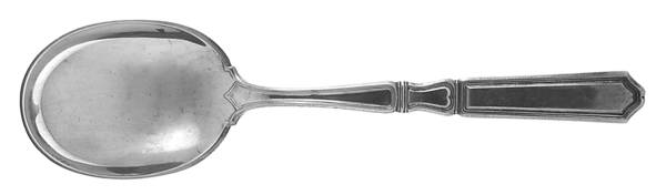 St. Dunstan-Plain (Sterling, 1916) Round Bowl Soup Spoon (Gumbo)