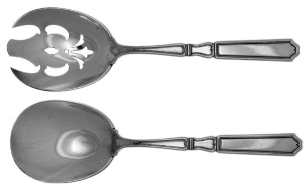 St. Dunstan-Plain (Sterling, 1916) (2 Pc) Solid Salad Set