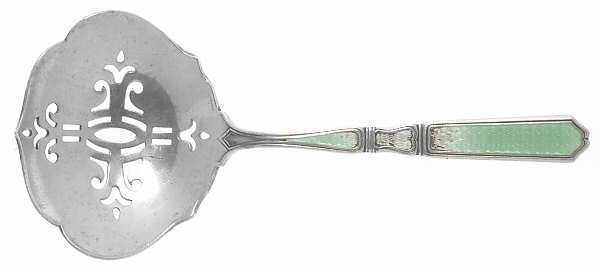St. Dunstan-Plain (Sterling, 1916) Bon Bon Spoon, Enameled Handle