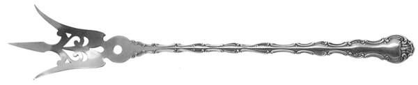 Strasbourg (Sterling, Lion-Anchor-G, 1897) Large Lettuce Serving Fork