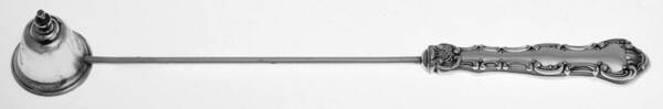 Strasbourg (Sterling, Lion-Anchor-G, 1897) Candle Snuffer with Sterling Implement