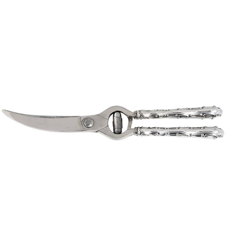 Strasbourg (Sterling, Lion-Anchor-G, 1897) Poultry Shears with Stainless Blades