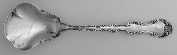 Strasbourg (Sterling, Lion-Anchor-G, 1897) Oversize Solid Salad Serving Spoon