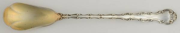 Strasbourg (Sterling, Lion-Anchor-G, 1897) Large Horseradish Serving Spoon