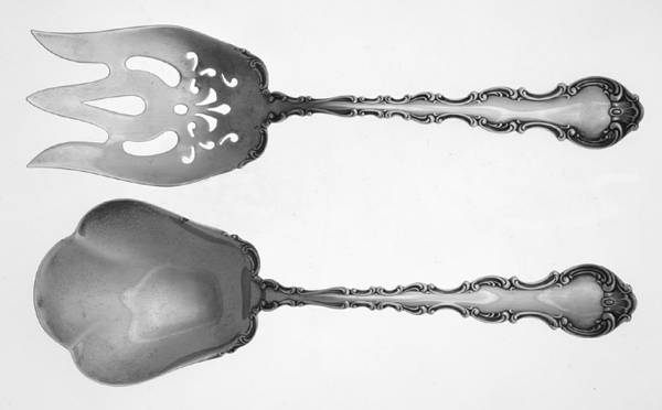 Strasbourg (Sterling, Lion-Anchor-G, 1897) (2 Pc) Solid Salad Set